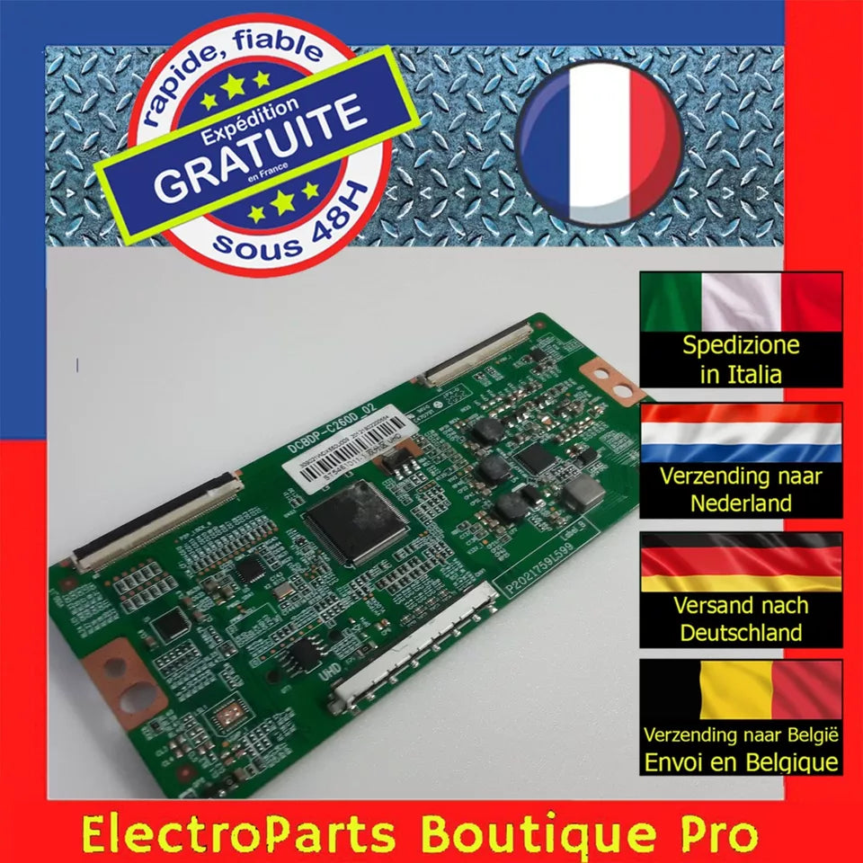 Carte T-CON DCBDP-C260D_02 pour télé SMART-TECH SMT55F30UC2M1B1