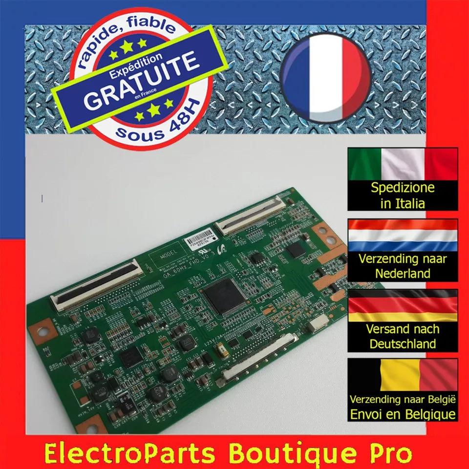 Carte T-CON GA_60HZ_FHD_V0.3 pour télé PHILIPS 40PFL3028H/12