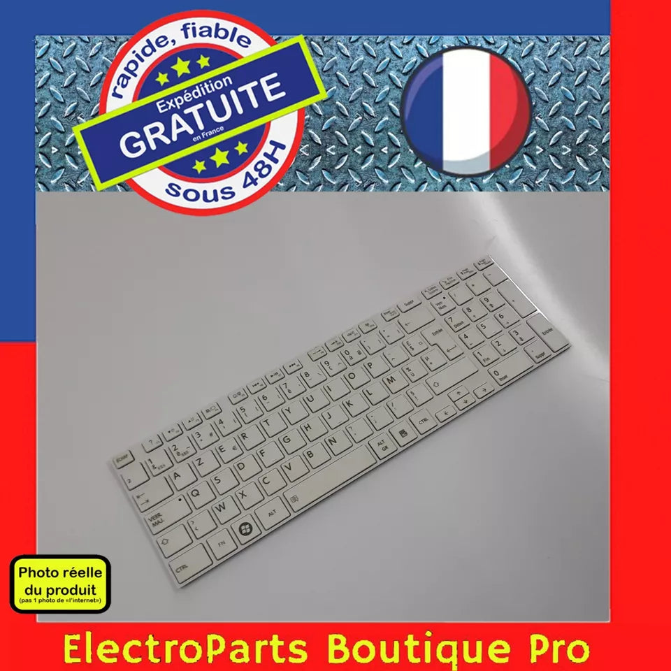 Clavier français AZERTY pour PC portable TOSHIBA L850 L850-12V