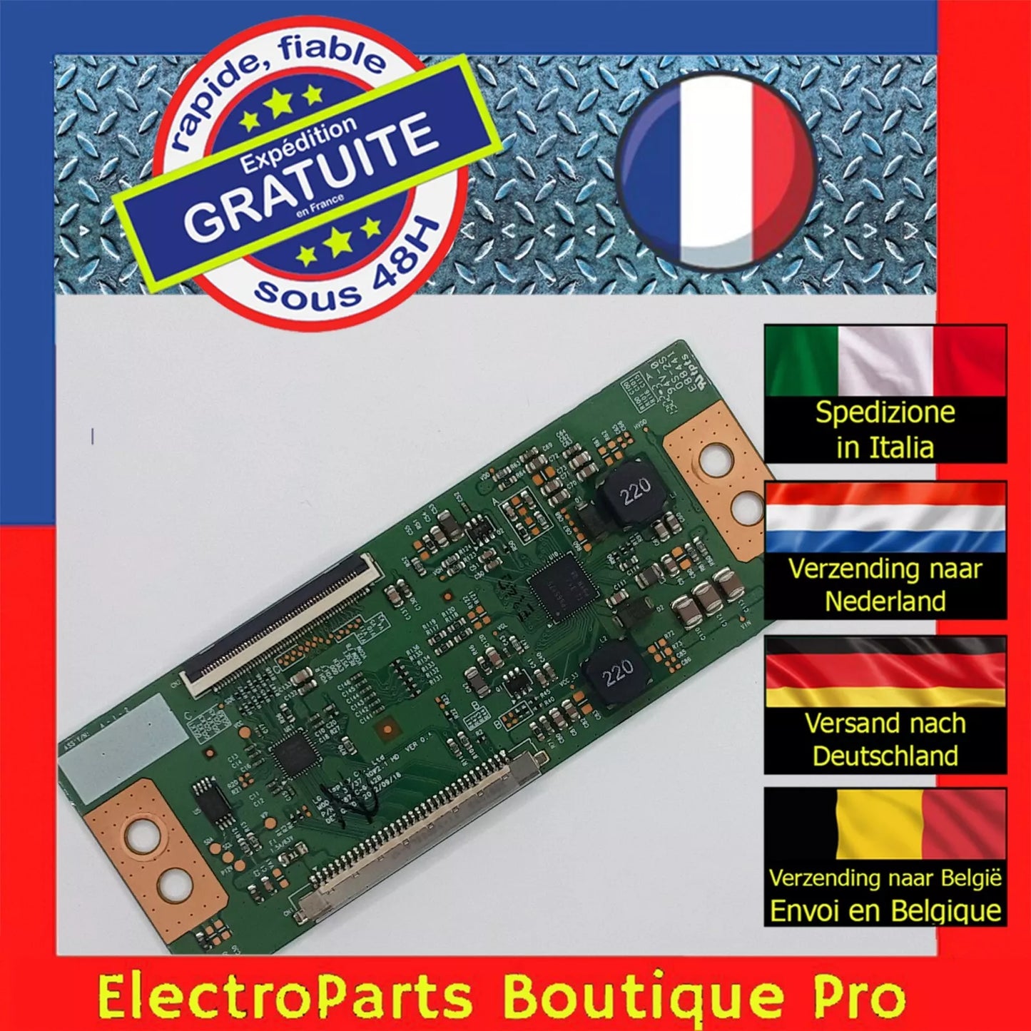 Carte T-CON LG 6870C-6442B pour télé TOSHIBA 32 POUCES