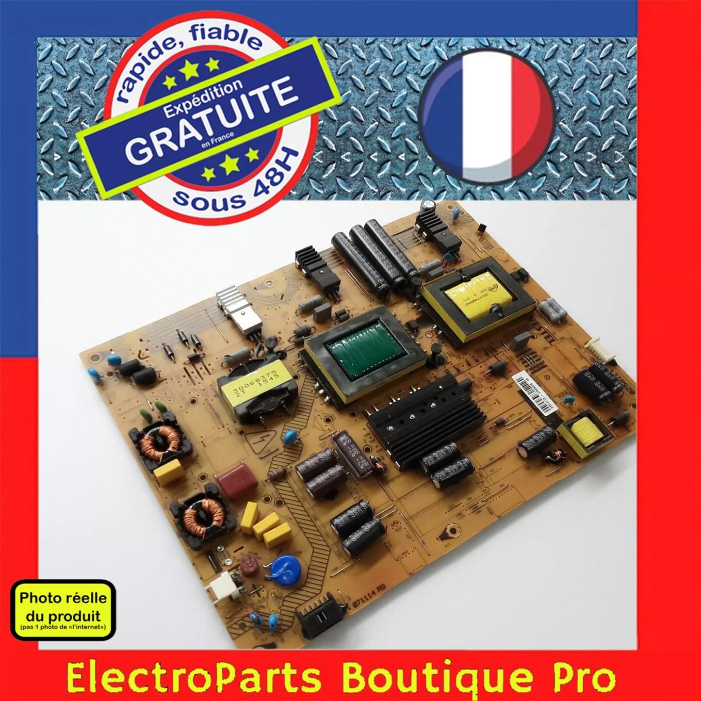 Carte d'alimentation VETEL 17IPS20 2334115 pour télé HAIER LEU55V300S