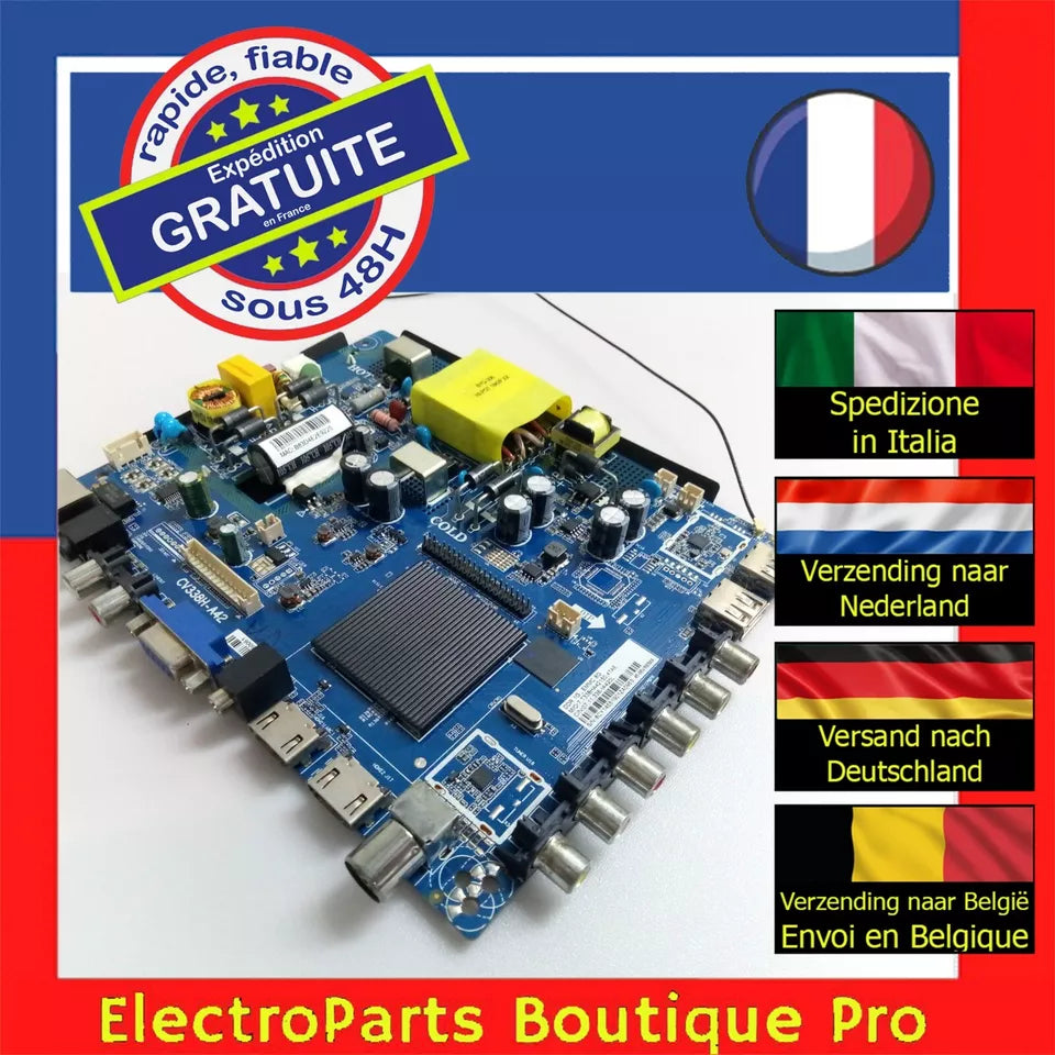 Carte principale CV338H-A42 pour télé BERKLAYS BTV550YSM