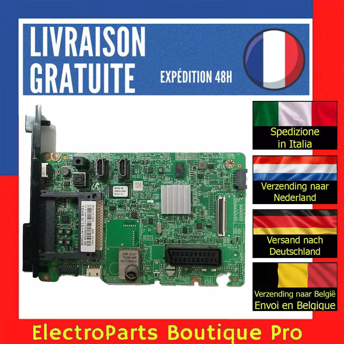 Carte principale BN94-07150S pour télé SAMSUNG UE24H4003AW