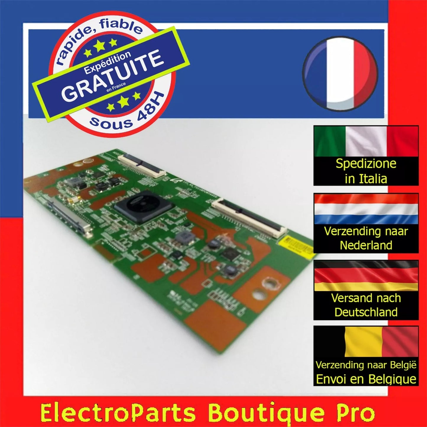 Carte T-CON 15Y_65_FU11BPCMTA4V0.1 pour télé THOMSON 65UB6406