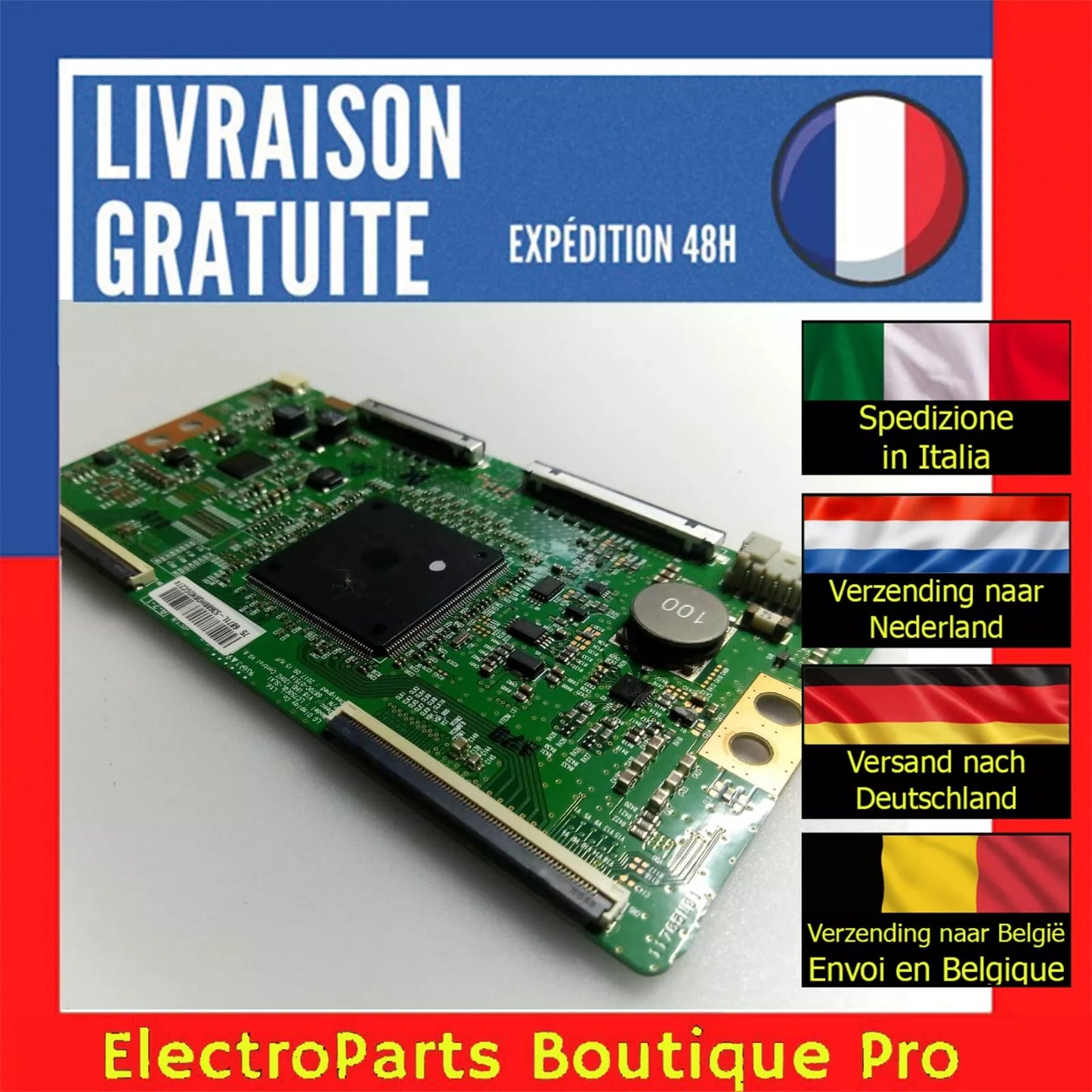 Carte T-CON LG 6870C-0751A pour télé SONY KD-75XF8596