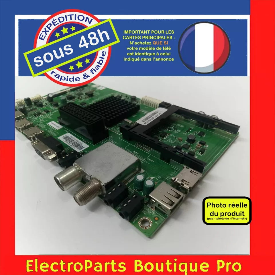 Carte principale 5800-A6M33G-0P30 SK705TQGPL008 pour télé BRANDT B4930FHD LED