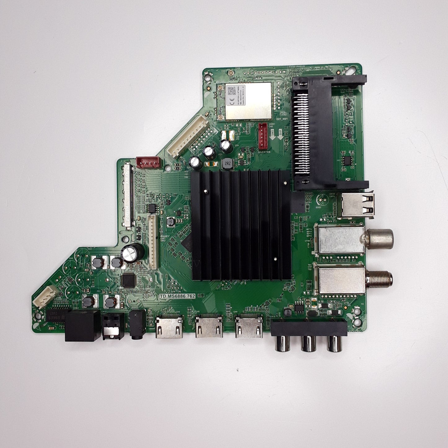 CARTE PRINCIPALE 21601886762H8001 (programmée pour TCON T650QVN08.4) pour télé SMART-TECH SMT65E1MUC2