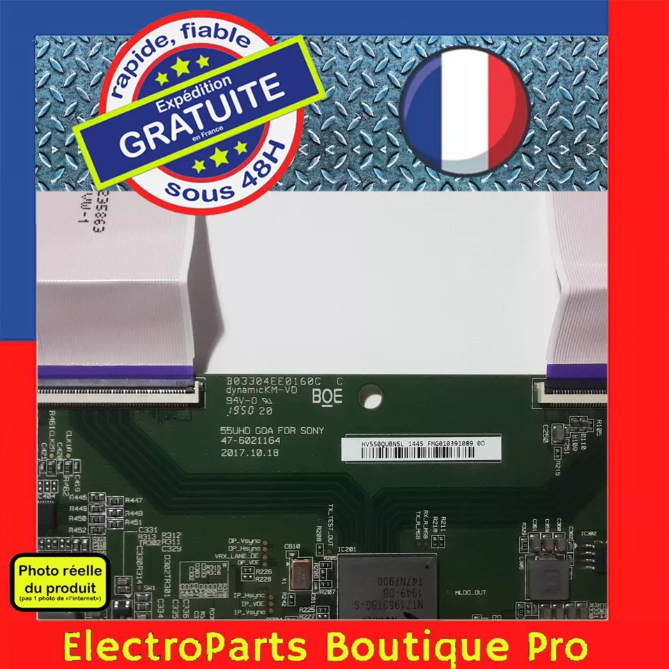 Carte T-CON B03304EE0160C C pour télé SONY 55XG8096