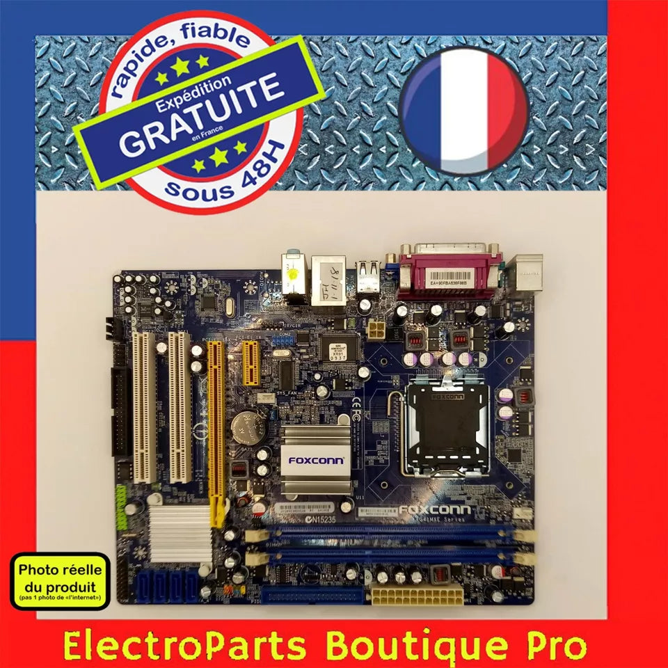 Carte mère socket LGA 775 FOXCONN G41MXE (déballée, jamais utilisée) pour Ordinateur
