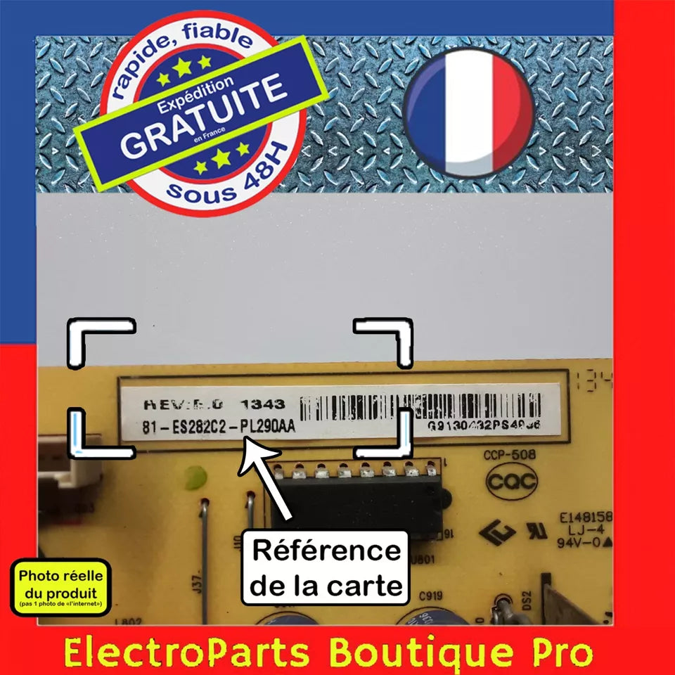 Carte d'alimentation 81-ES282C2-PL290AA pour télé TCL