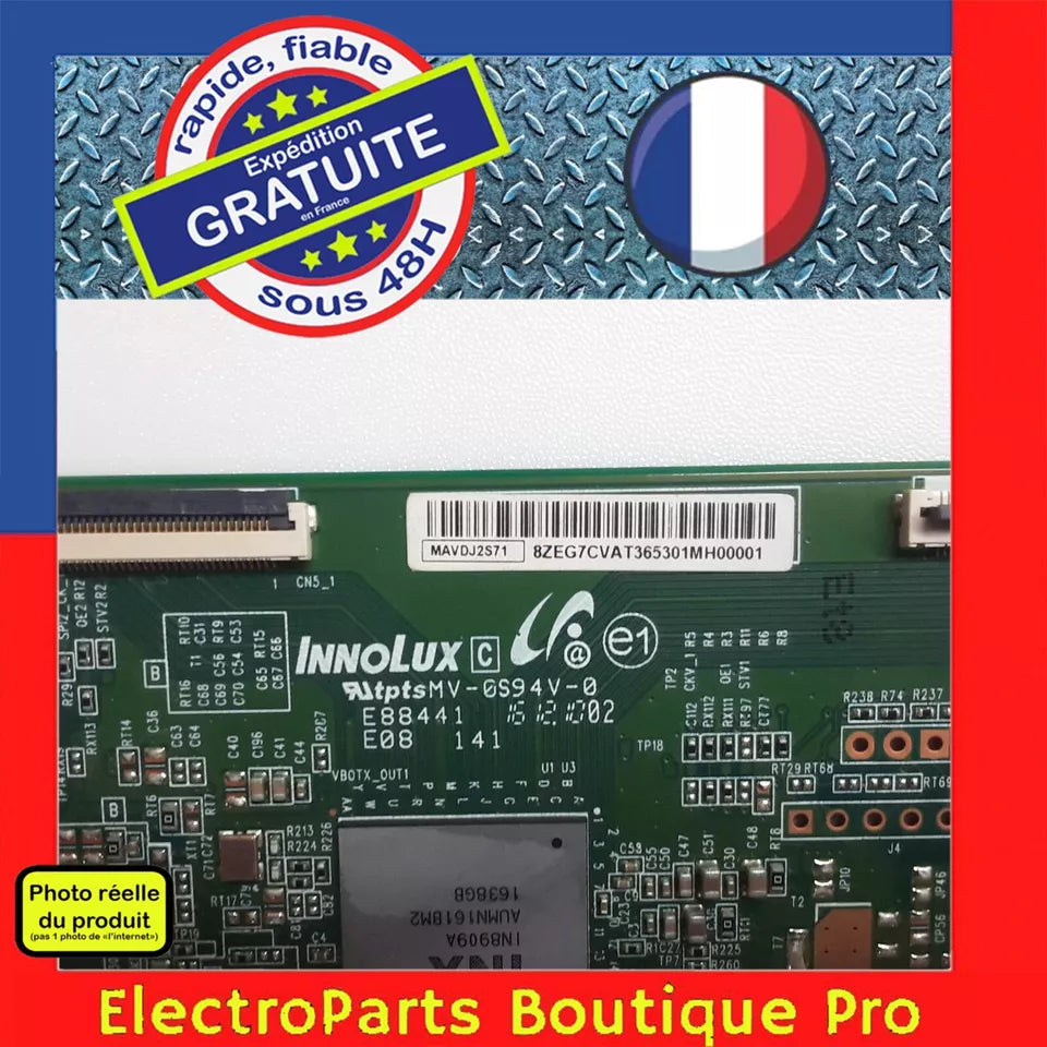 Carte T-CON MV-0S94V-0 pour télé PANASONIC TX-58EX700E