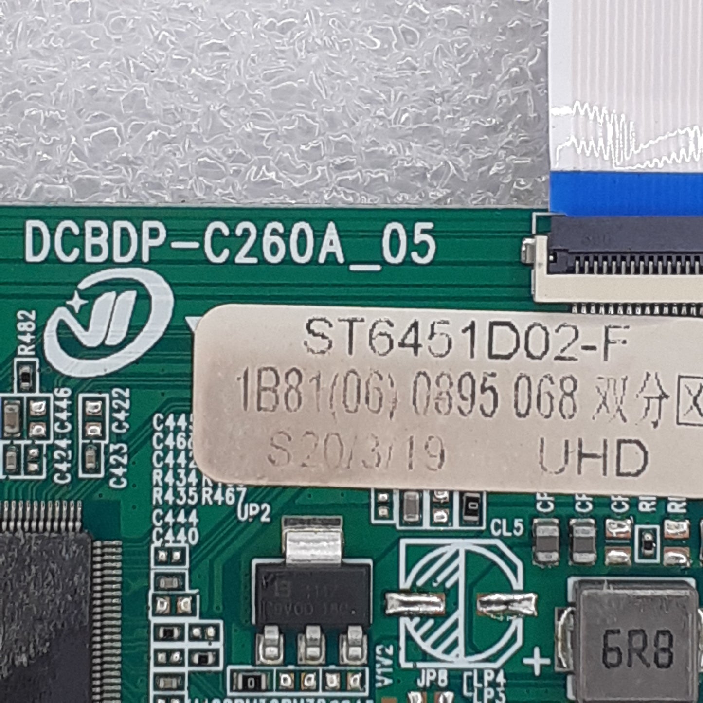 CARTE T-CON DCBDP-C260A_05 ST6451D02-F pour télé FELSON PSTVEL65LUHD