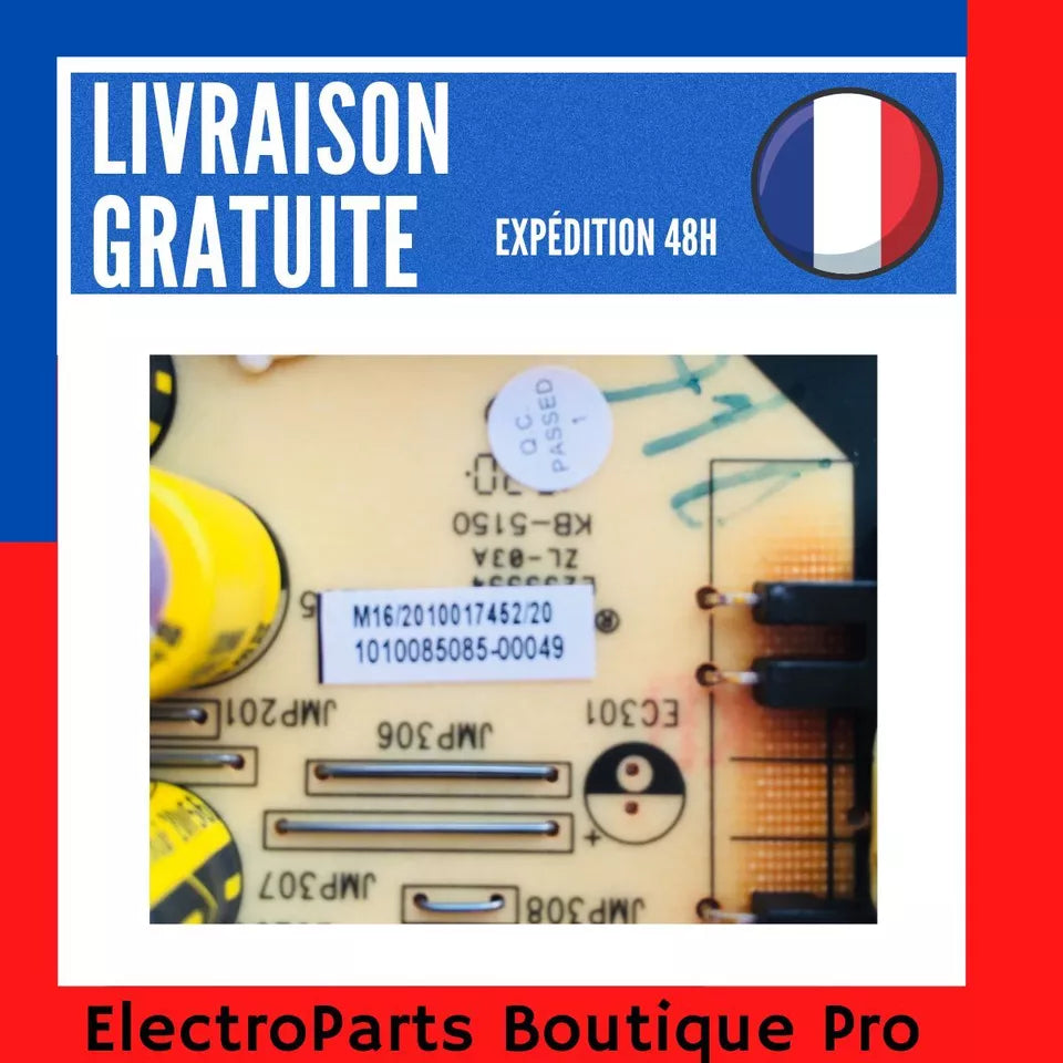 CARTE D'ALIMENTATION TV5502-ZC02-01 1010085085-00049 pour télé JVC ou HAIER