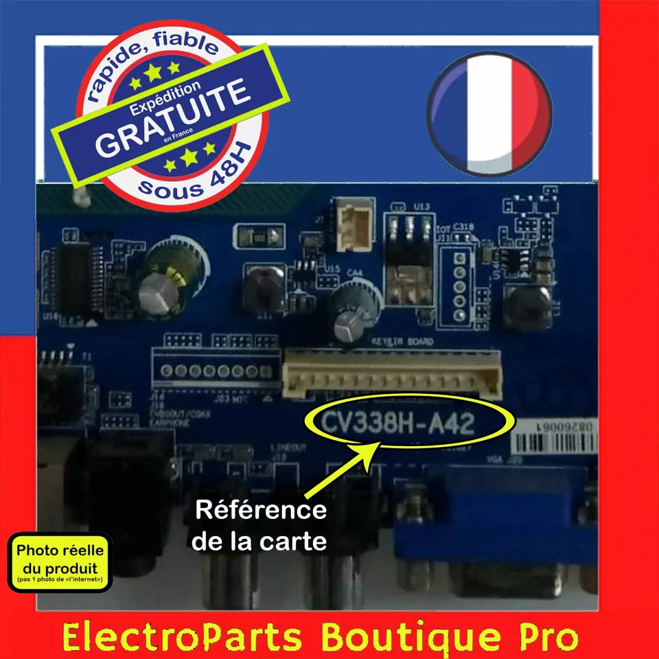 Carte principale CV338H-A42 pour télé BERKLAYS BTV550YSM