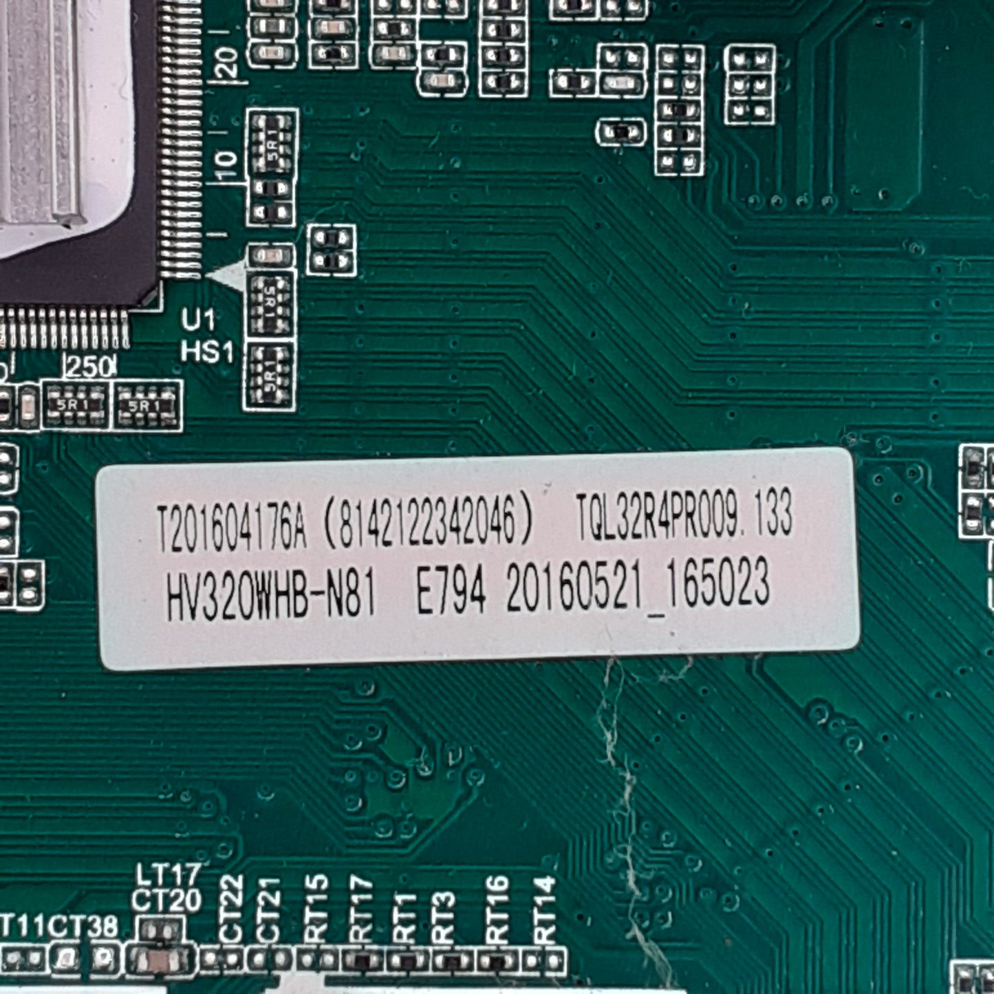 CARTE PRINCIPALE HVH320WHB-N81 pour télé POLAROID TQL32R4PR009.133