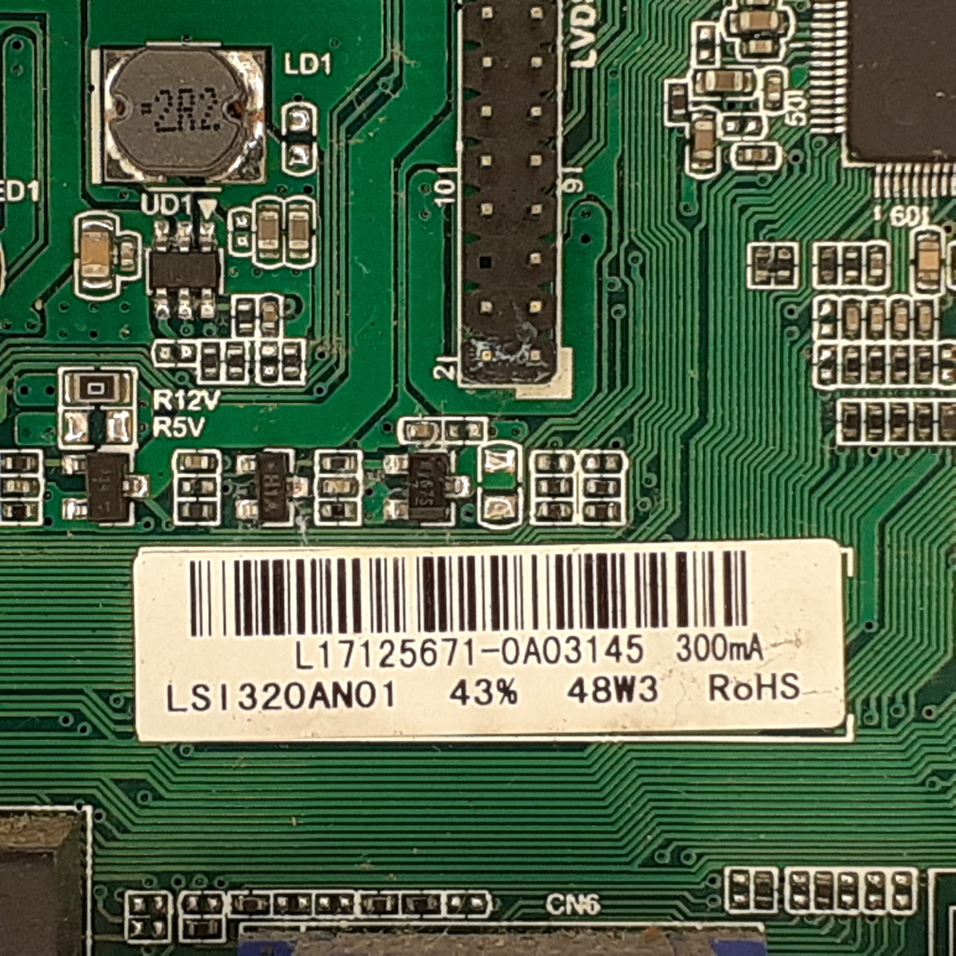 Carte principale combinée L17125671-0A03145 / LSI320AN01 pour Télé SMART-TECH  LE-32Z1