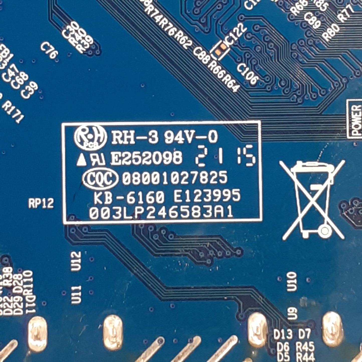 CARTE PRINCIPALE CV6886H-C pour Télé FPS FPSTVEL50LUHD