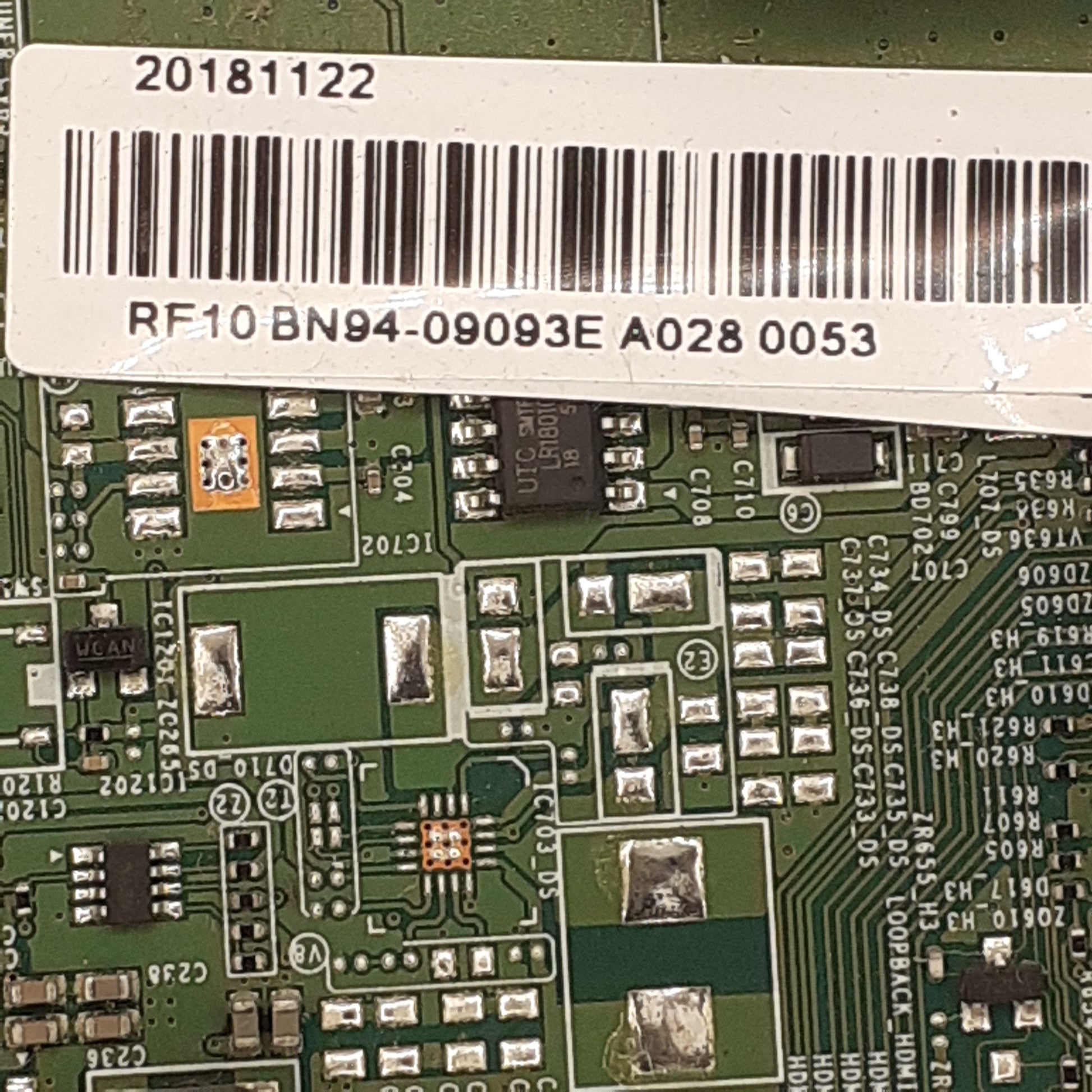 Carte principale BN94-09093E pour Télé SAMSUNG UE48J6300