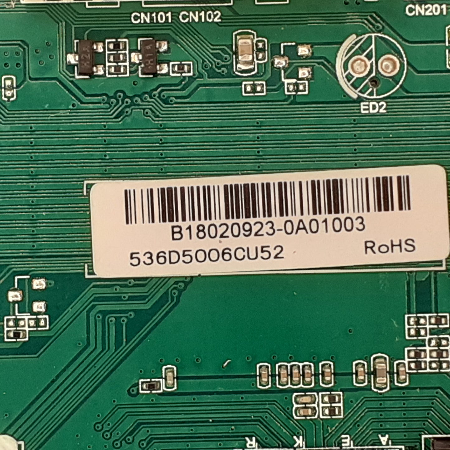 CARTE PRINCIPALE T.MS6586.U801 / B18020923-0A01003 pour Télé HAIER LE50K6500U