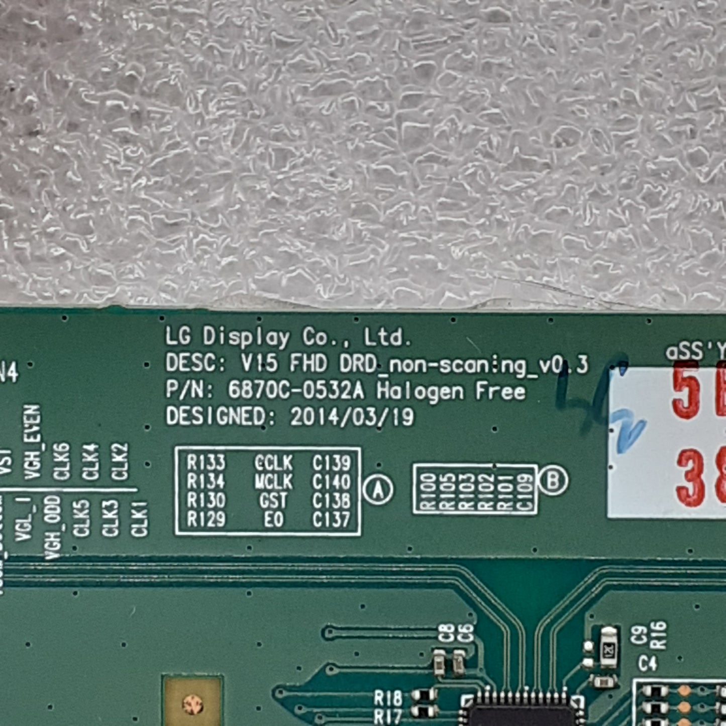 CARTE T-CON 6870C-0532A pour télé LG 43LH5100