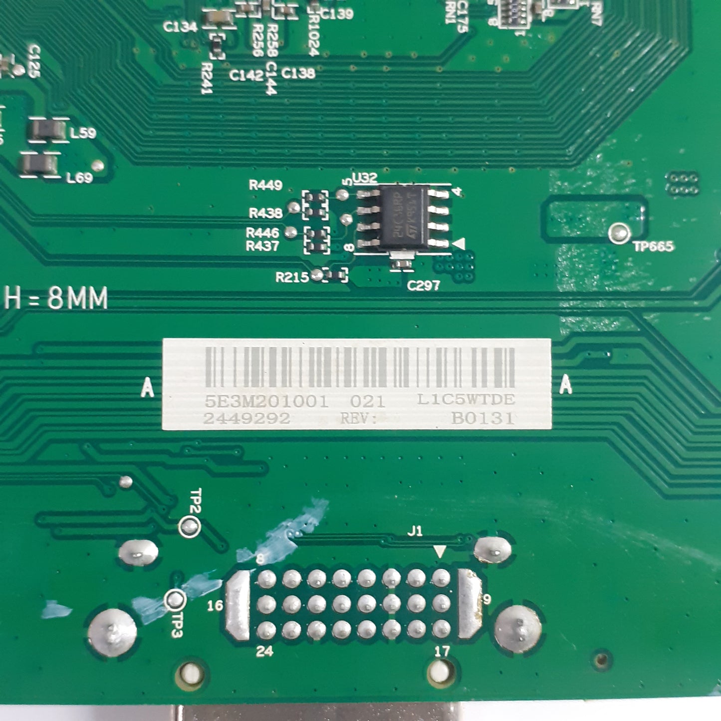 CARTE PRINCIPALE 5E3M201001 021 2449292 B0131 pour moniteur IIYAMA PL2760Q