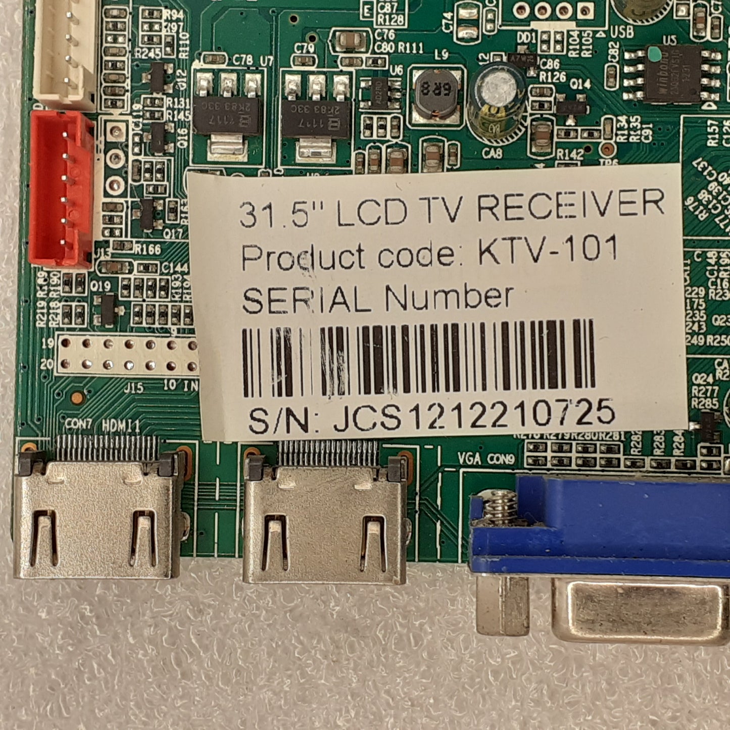 Carte principale A9202850 / A9202859 / 31.5'' KTV-101 / CV309H-A pour Télé POLAROID 32 pouces