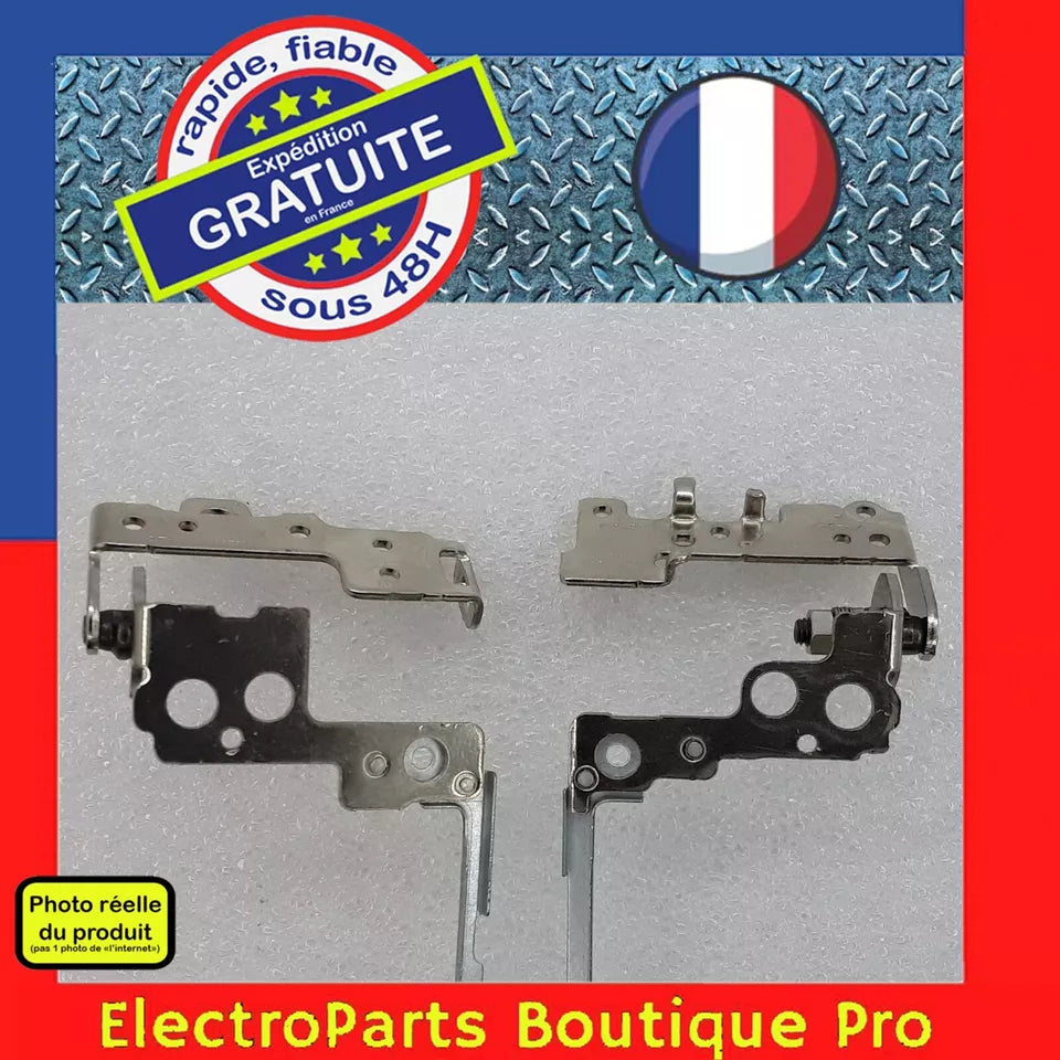 Charnières (droite + gauche) pour PC portable HP 250 G6