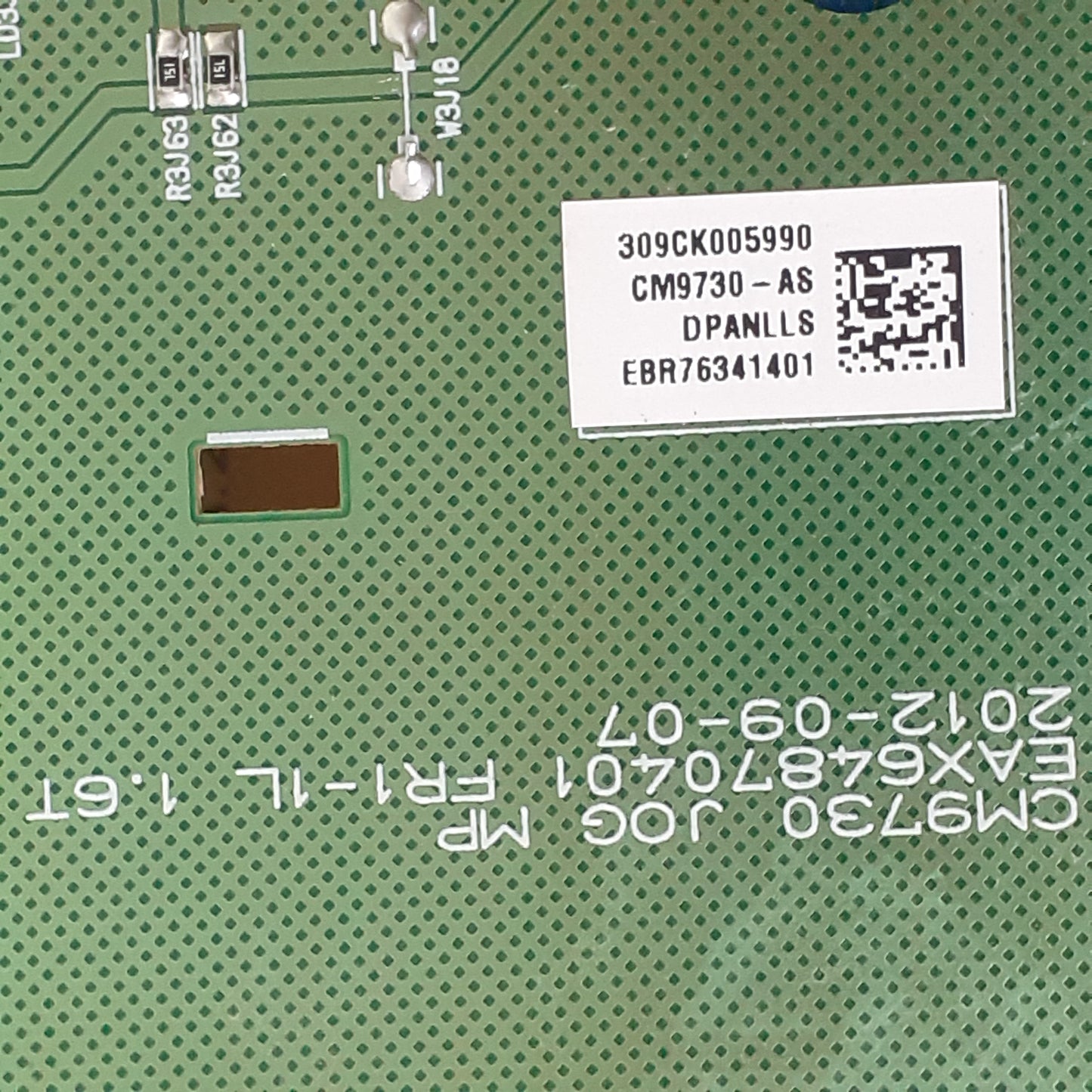 CARTE DE COMMANDE EBR763I1001 / CMX9730 / EBR76341401 pour chaine hifi LG CM9730