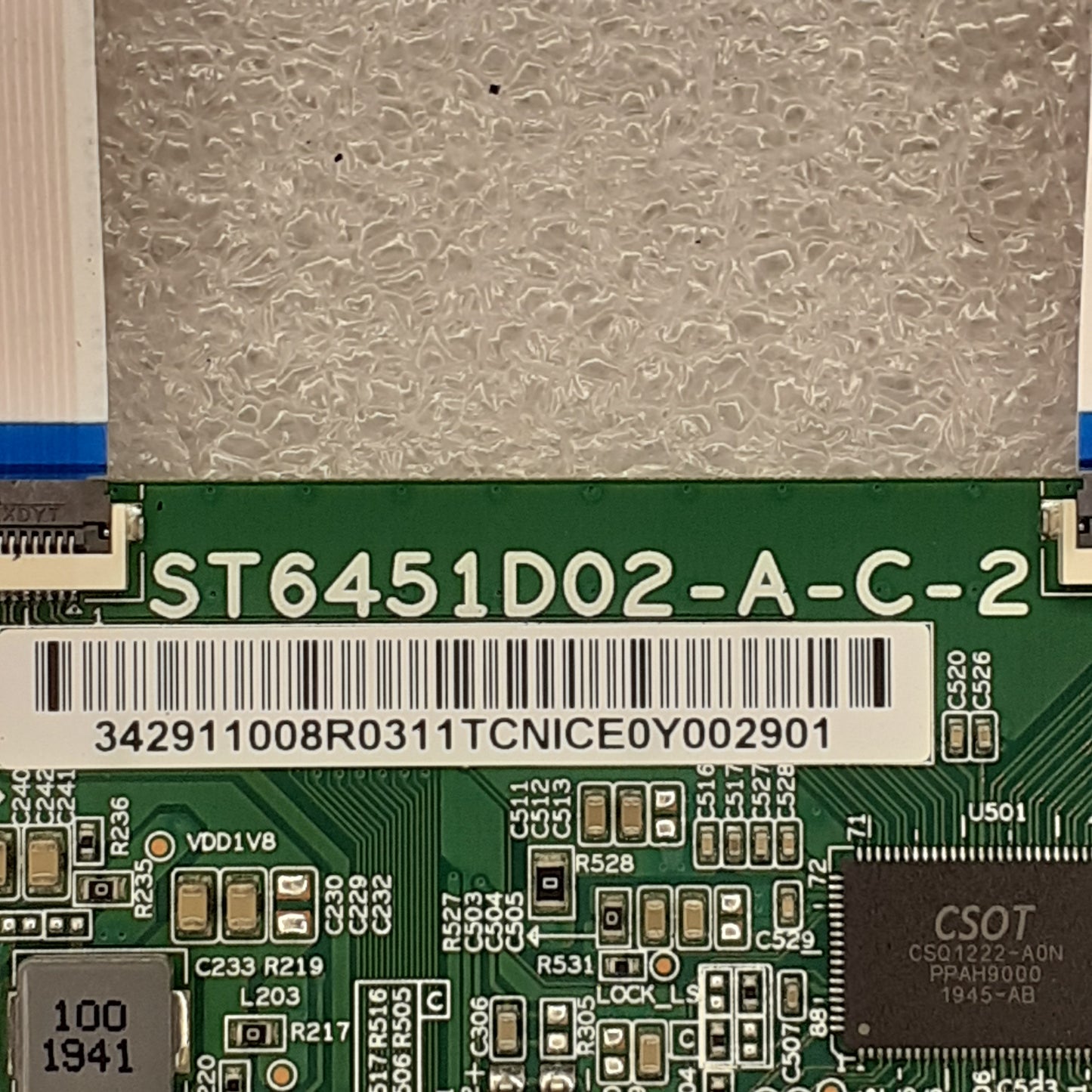 CARTE T-CON ST6451D02-A-C-2 pour télé TCL 65EP660