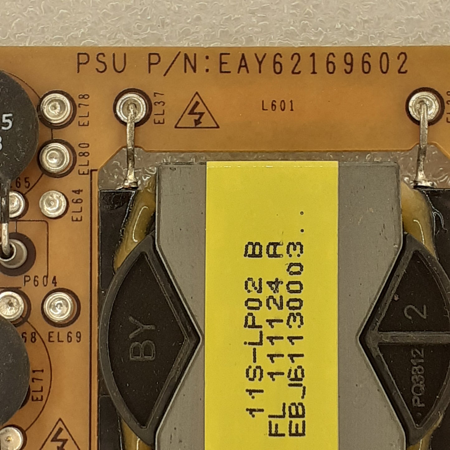 CARTE D'ALIMENTATION EAY62169602 pour Télé LG 47WS50BS