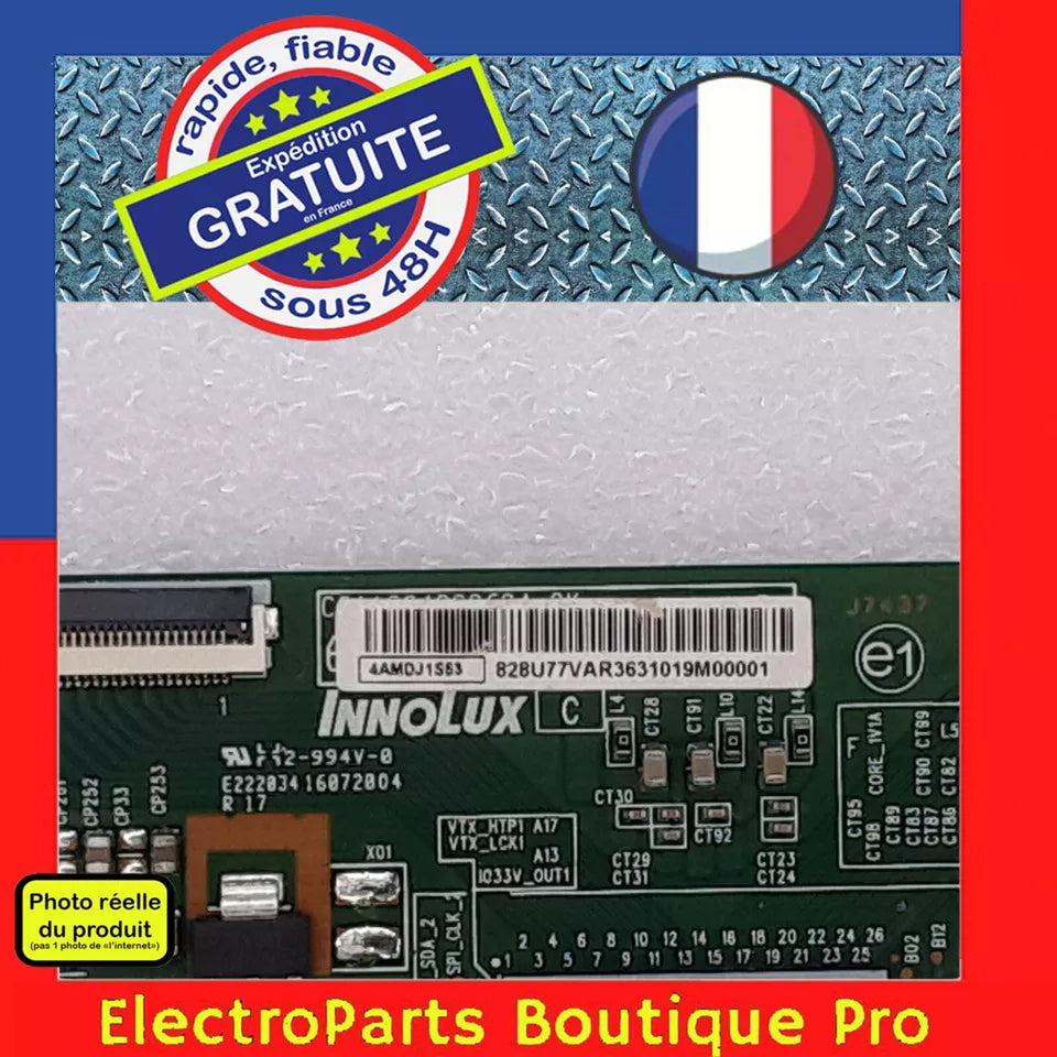 Carte T-CON INNOLUX pour télé PANASONIC TX40DX600E