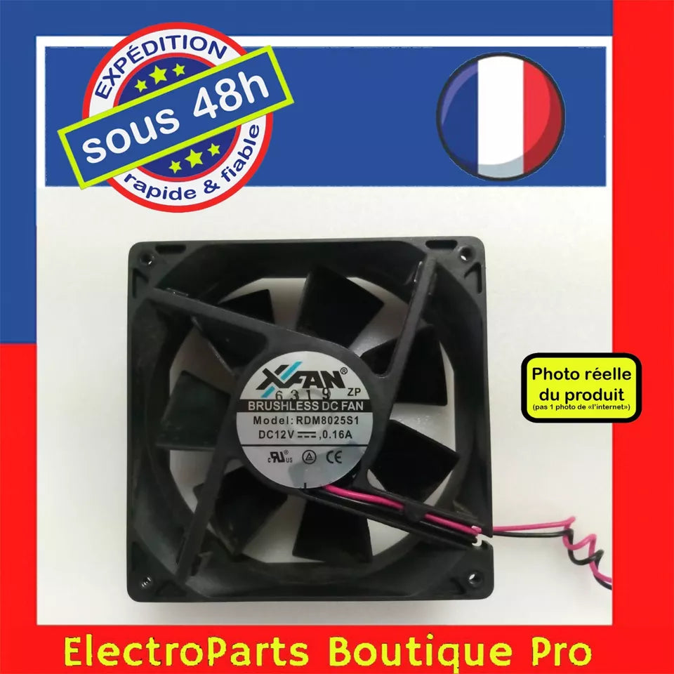 Ventilateur RDM8025S1 pour hifi SONY MHC-V44D