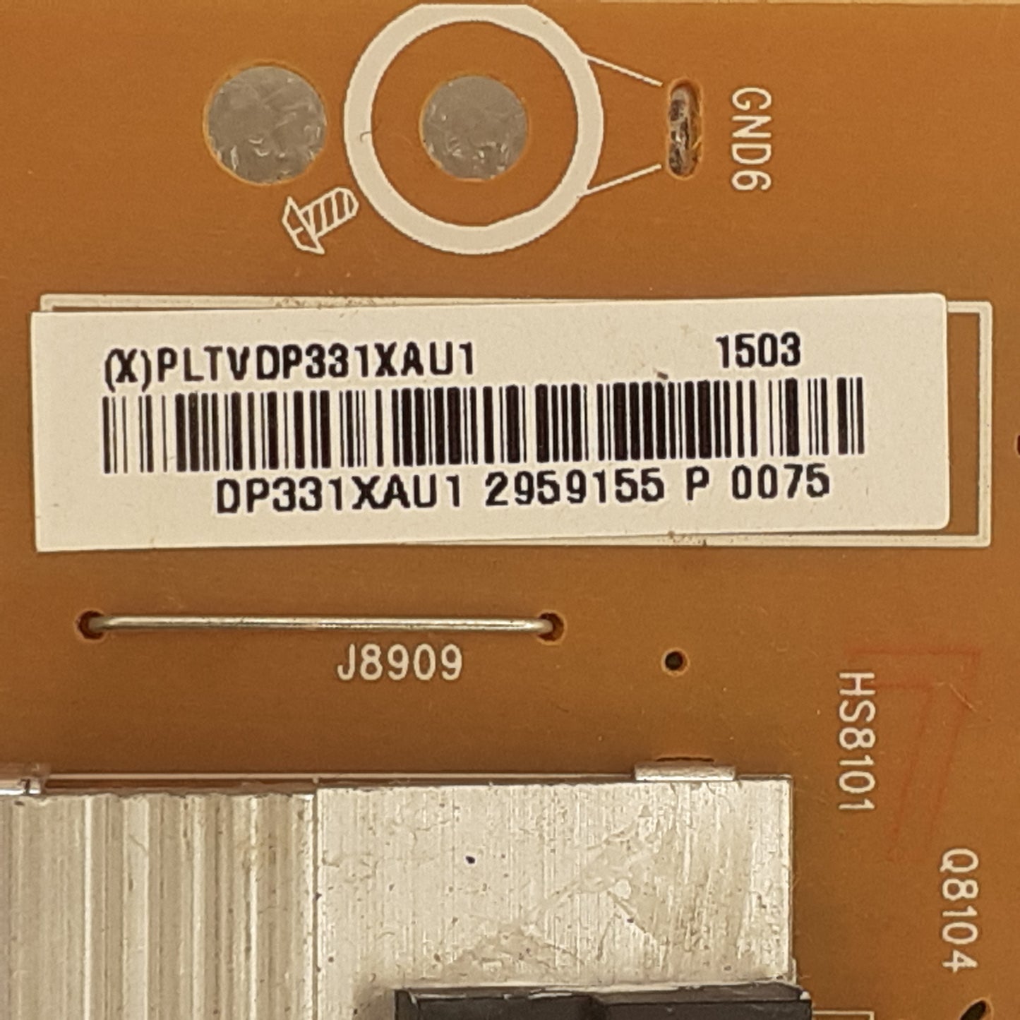 CARTE D'ALIMENTATION (X)PLTVDP331XAU1 / 715G6353-P01-001-002H pour Télé PHILIPS 40PFH4319