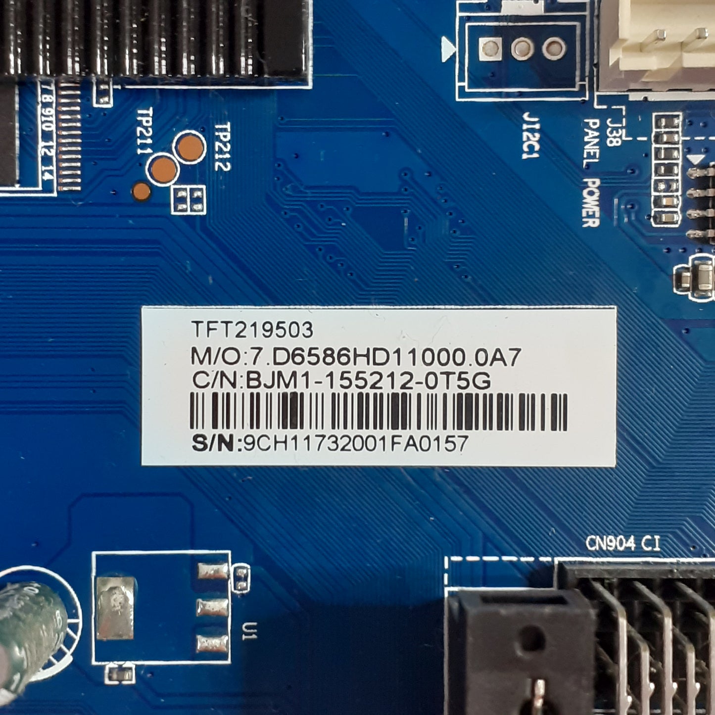 CARTE PRINCIPALE BJM1-155212-0T5G pour Télé SCHNEIDER  55-LED55SC200PL