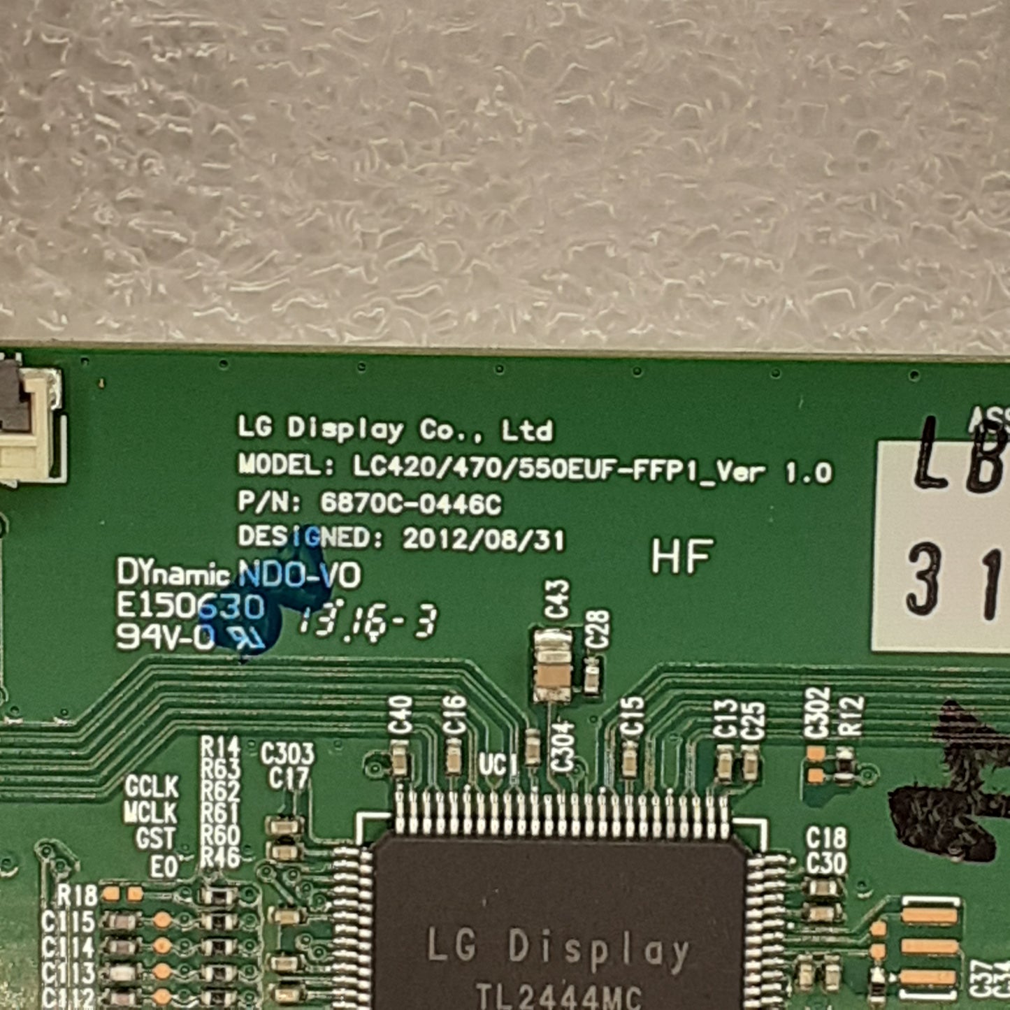 CARTE T-CON LG 6870C-0446C pour télé SONY 46HX800
