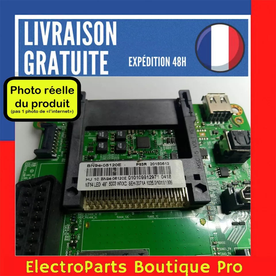 Carte principale BN94-08120E pour télé SAMSUNG UE48H5003
