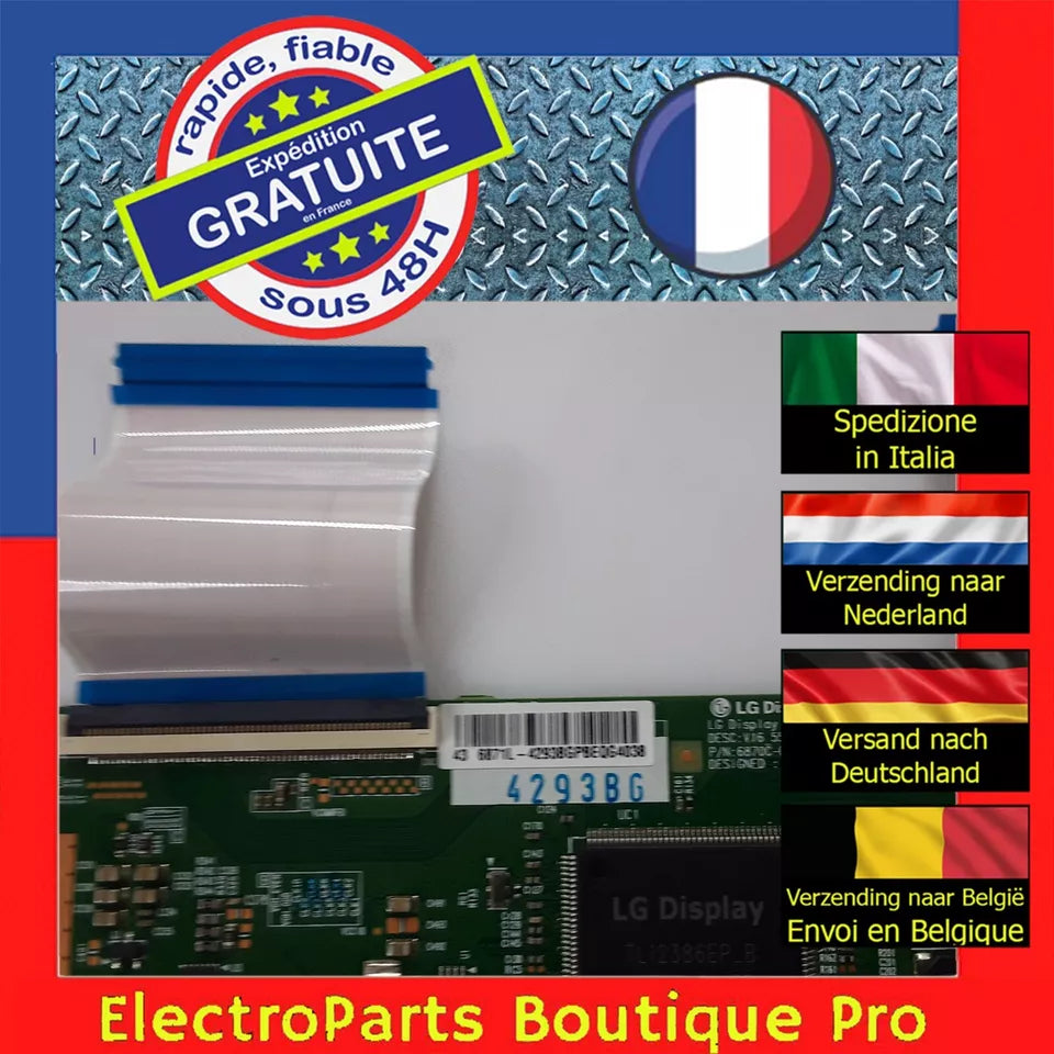 Carte T-CON 6870C-0584A pour télé JVC LT-43HW95U