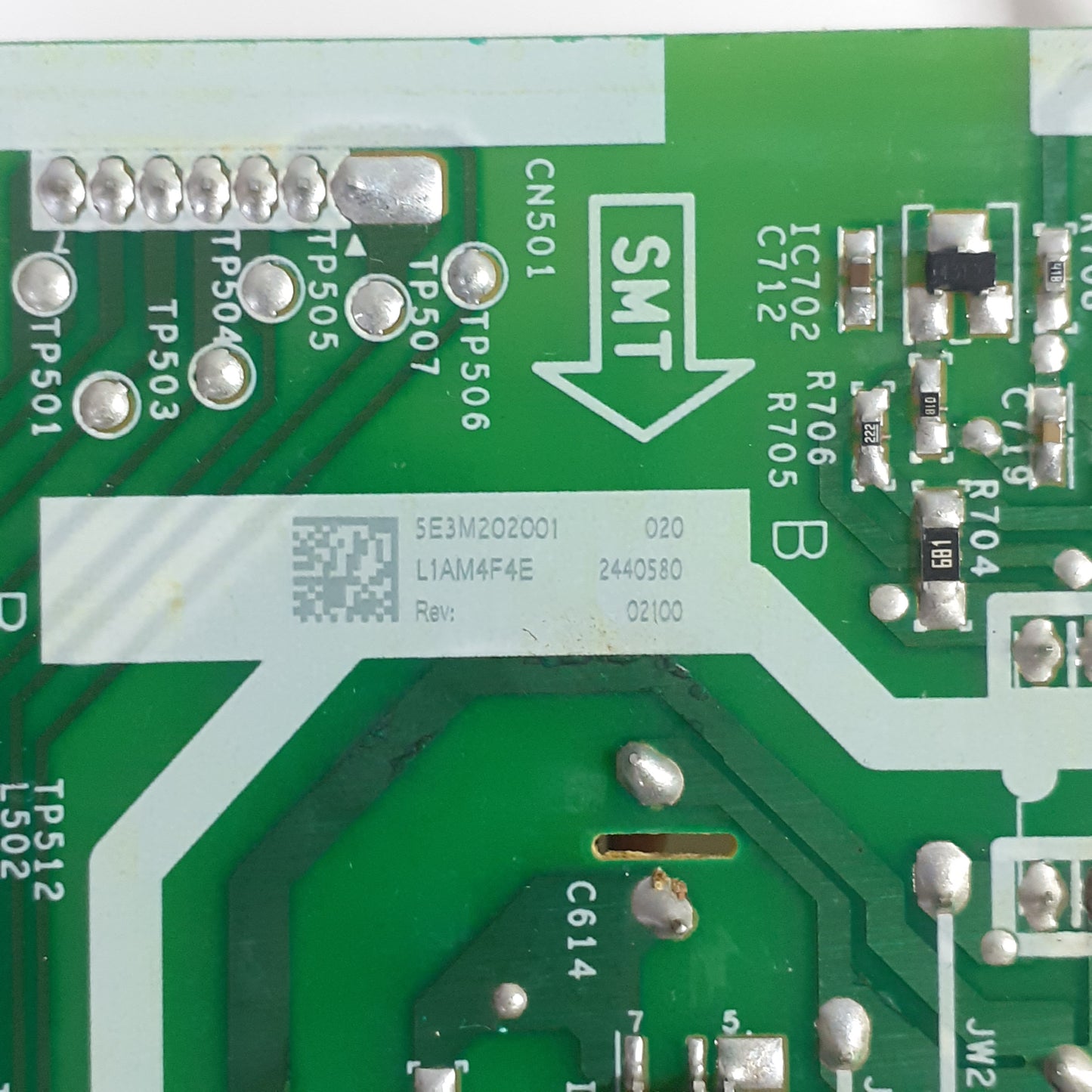 CARTE D'ALIMENTATION 5E3M202001 020 L1AM4F4A REV:02100 pour moniteur IIYAMA PL2760Q