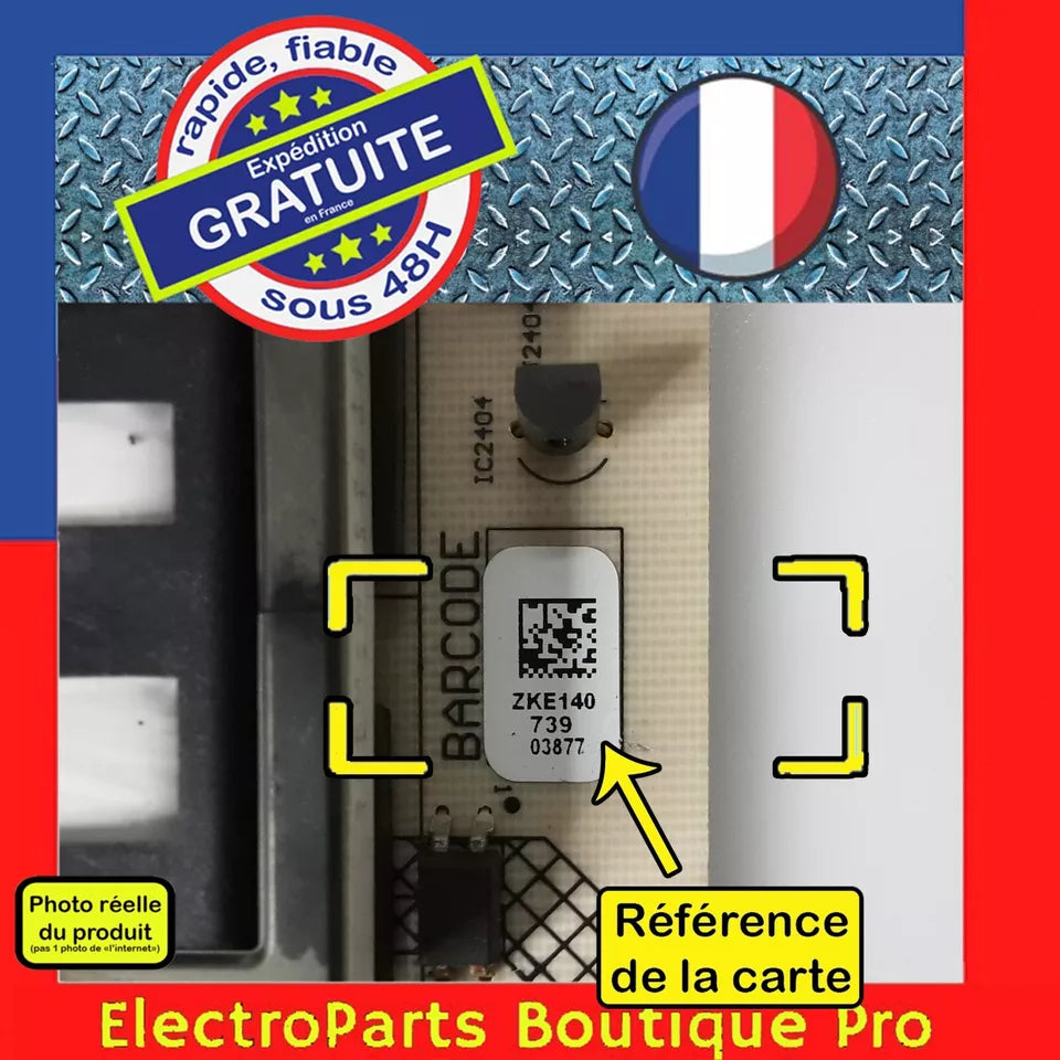 Carte d'alimentation ZKE140 739 pour télé GRUNDIG VLE 5520 BG