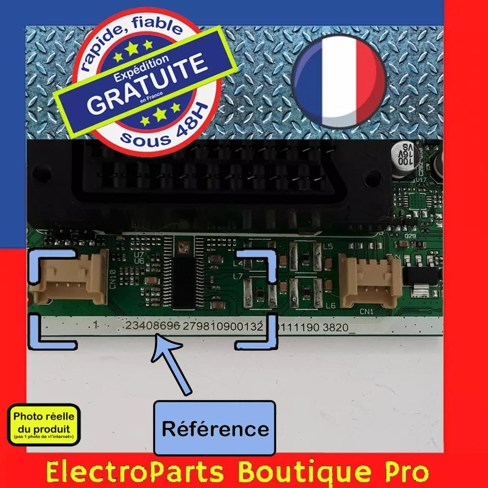 Carte principale VESTEL 17MB140 23408696 pour télé TECHWOOD TK39BC01B/O2
