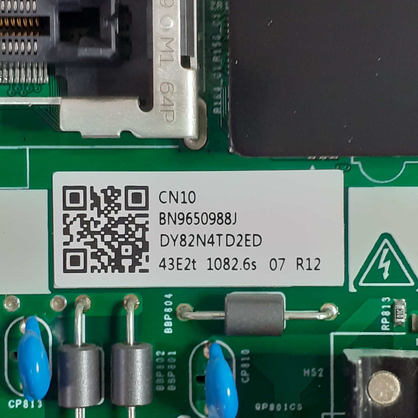 CARTE PRINCIPALE combinée BN96-50988J pour Télé SAMSUNG UE43TU7005KX