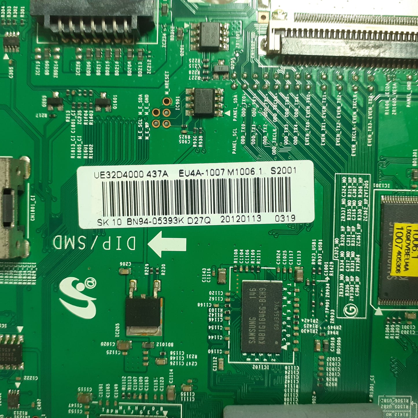 CARTE PRINCIPALE BN94-05393K pour télé SAMSUNG UE32D4000
