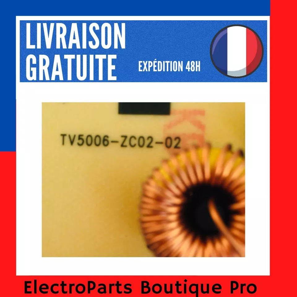 Carte d'alimentation E021M289-J1 TV5006-ZC02-02 1010204324-02283 pour télé HAIER