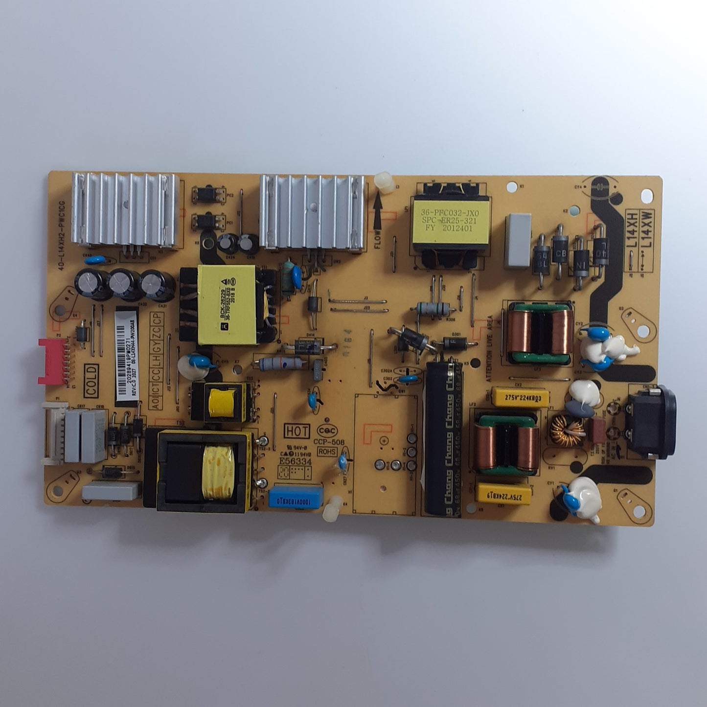 CARTE D'ALIMENTATION 08-L14XH44-PW200AB pour Télé TCL 55EC785