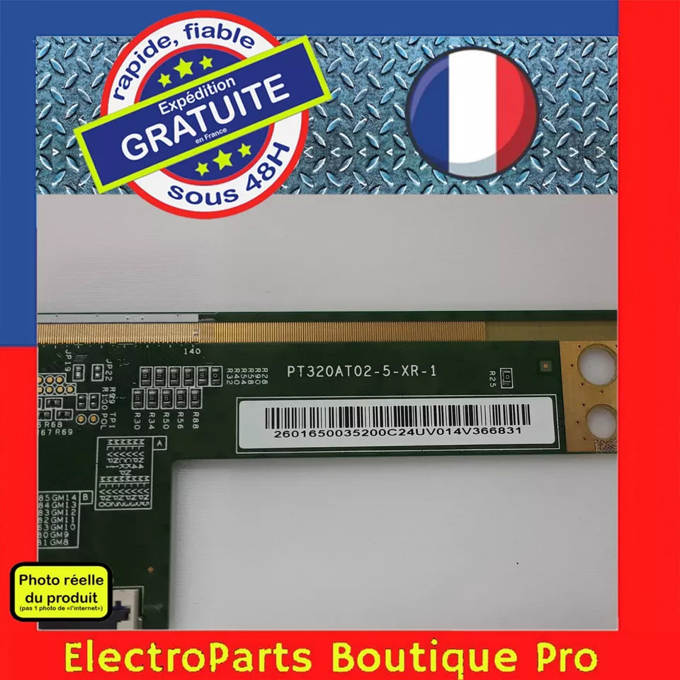 Carte T-CON PT320AT02-5 pour télé HISENSE 32A5600F