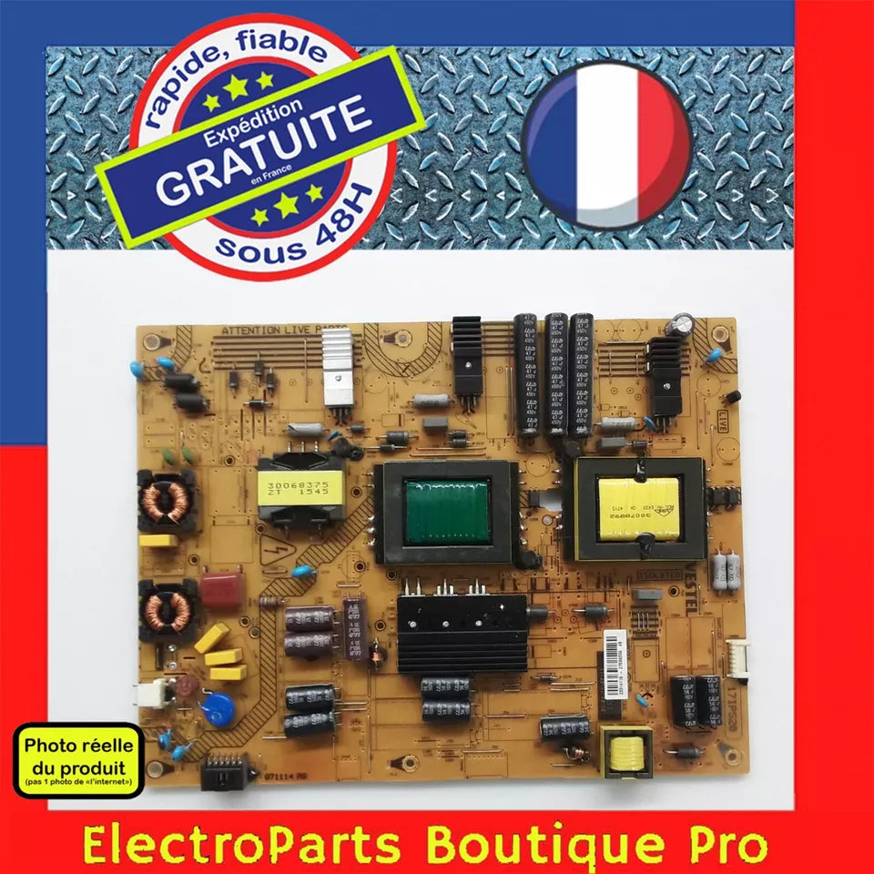 Carte d'alimentation VETEL 17IPS20 2334115 pour télé HAIER LEU55V300S
