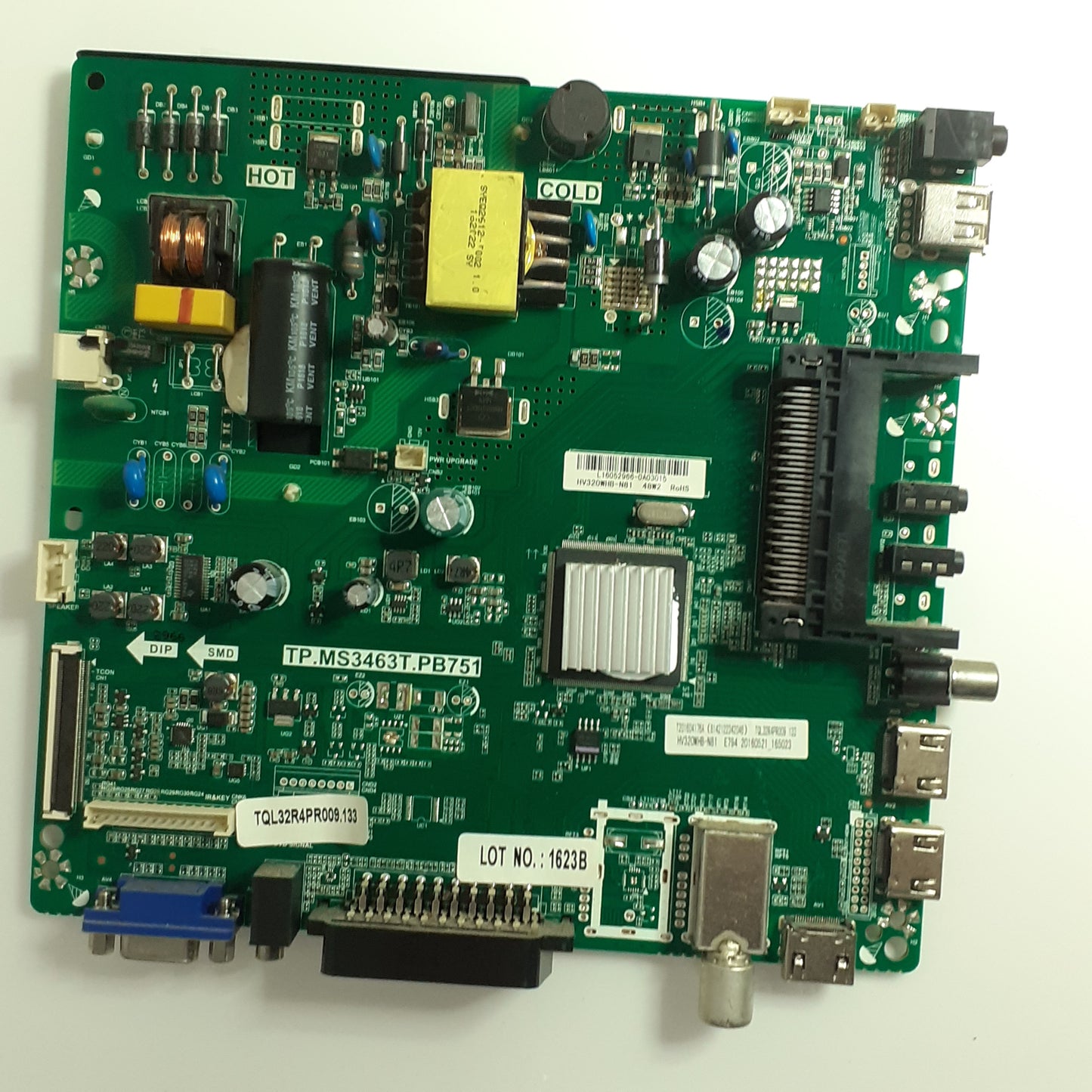 CARTE PRINCIPALE HVH320WHB-N81 pour télé POLAROID TQL32R4PR009.133