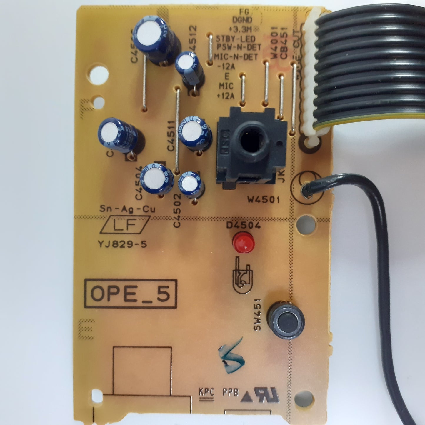 CARTE DE COMMANDE YJ829-1 / OPE_1 pour ampli YAMAHA RX-V485