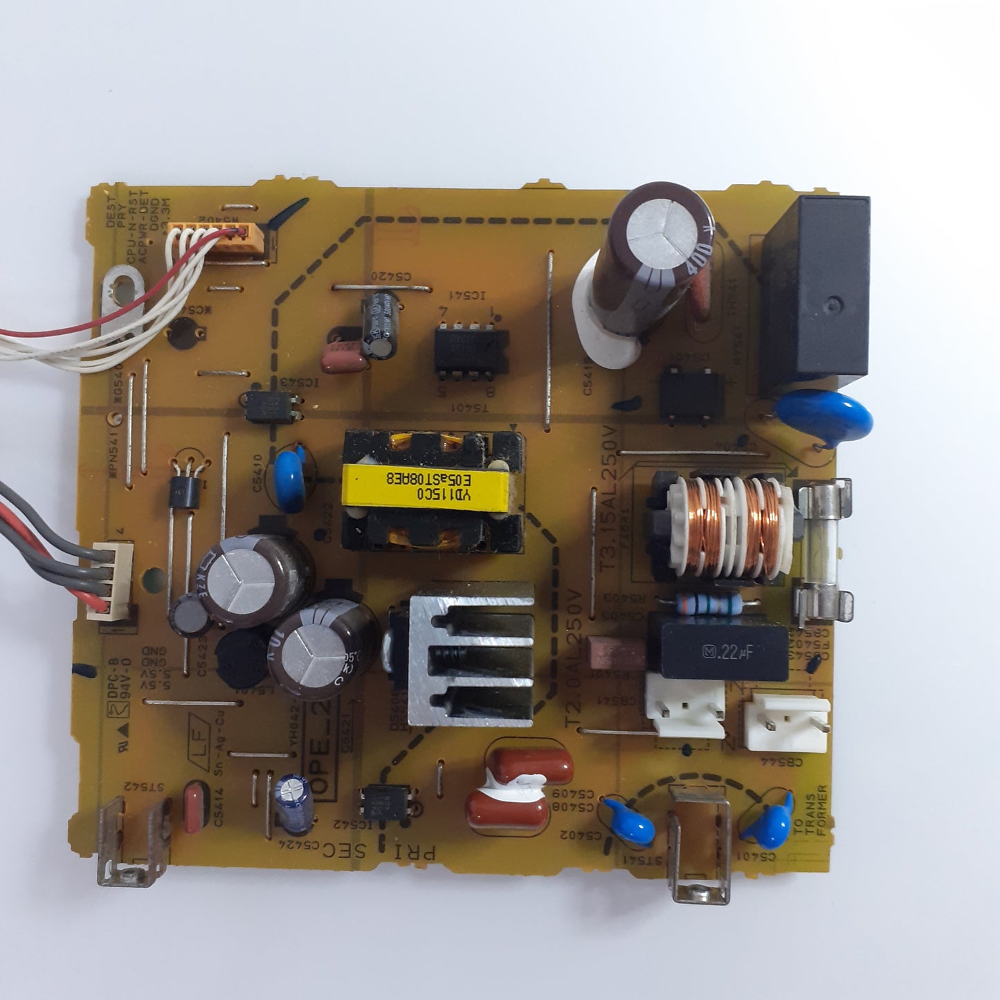 CARTE D'ALIMENTATION OPE_2 YH042-2 pour ampli YAMAHA RX-A550