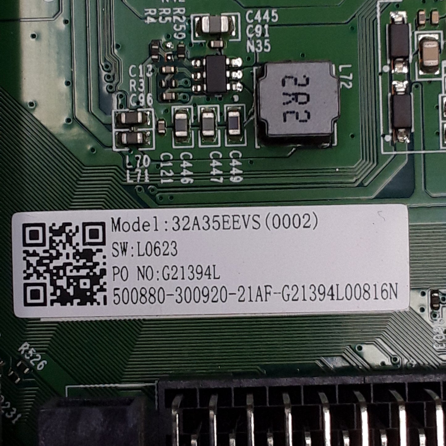CARTE PRINCIPALE DZ/32A35EEVS(0002) (B0M1) pour télé HISENSE 32A5600F